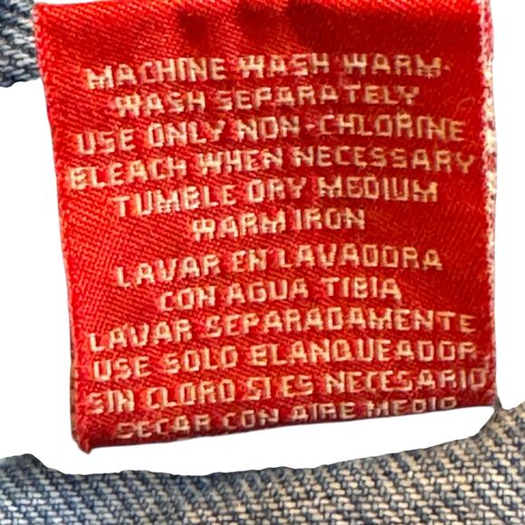 Vintage Faded Glory Size 10 AVG High Rise Straight Leg 100% Blue Jeans - Picture 7 of 8